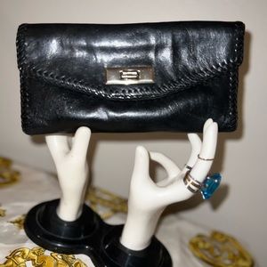 Vintage Black leather wallet